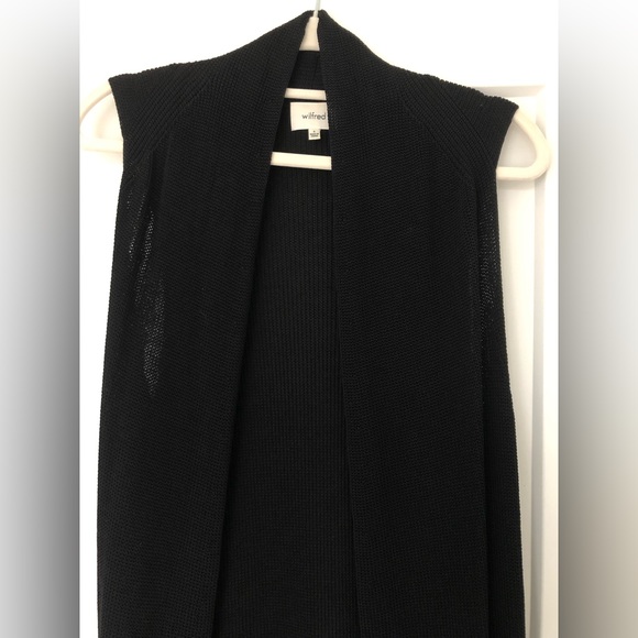 Aritzia Wilfred black cardigan long - Picture 2 of 5